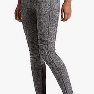 NWT PUMA Moto Tights Dark Gray Heather Size Medium
